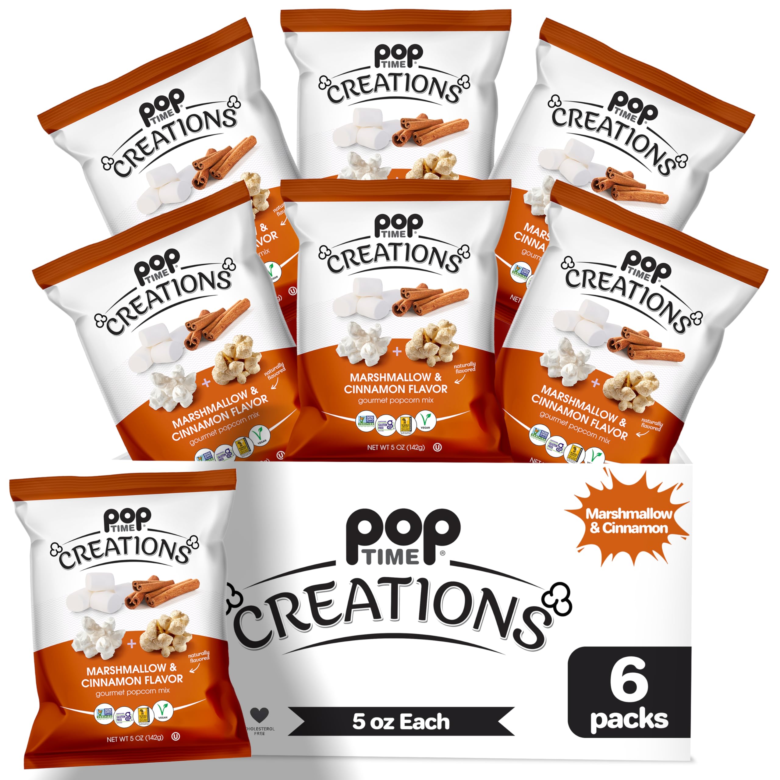 Amazon.com: Poptime Creations Popcorn Snacks – Marshmallow